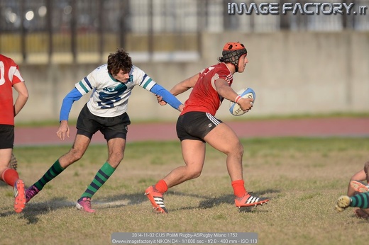 2014-11-02 CUS PoliMi Rugby-ASRugby Milano 1752